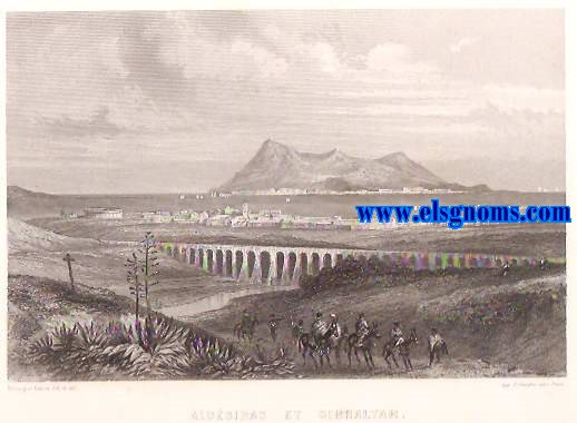 Album Pittoresque de l'Espagne (Algsiras et Gibraltar). Vues, monuments, types. Dessins et gravs sur acier par les plus habiles artistes. 