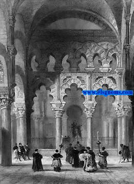 Album Pittoresque  de l'Espagne (Cordue - Grande Mosque). Vues, monuments, types. Dessins et gravs sur acier par les plus habiles artistes.