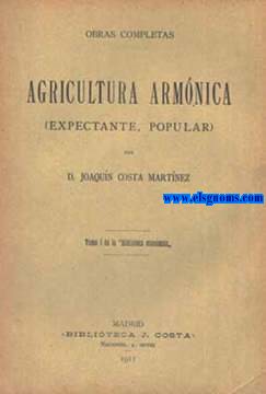 Agricultura armnica (Expectante, popular).