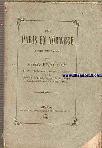 De Paris en Norwge (Notes de voyage).