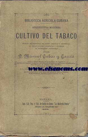 Cultivo del tabaco.