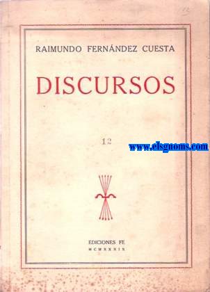 Discursos.