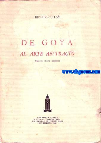 De Goya al arte abstracto.