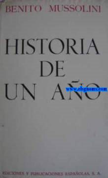 Historia de un ao.