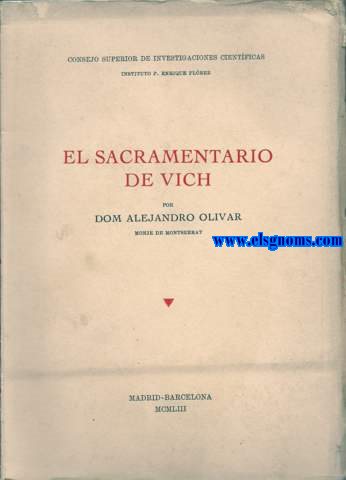 El Sacramentario de Vich.