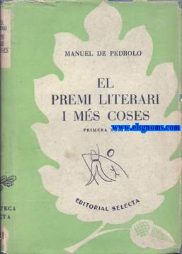 El premi literari i ms coses.