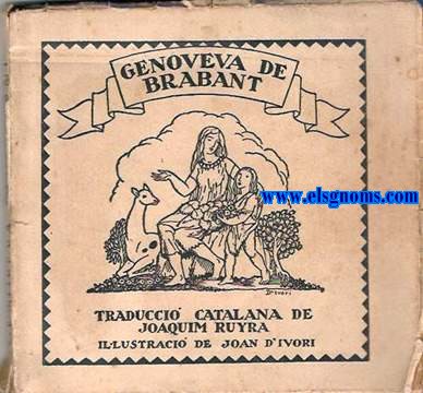 Genoveva de Brabant.Traducci catalana de Joaquim Ruyra.