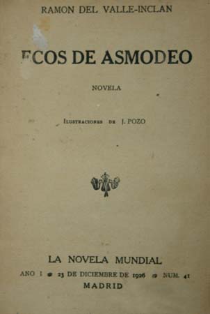 Ecos de Asmodeo.Novela.Ilustraciones de J.Pozo.