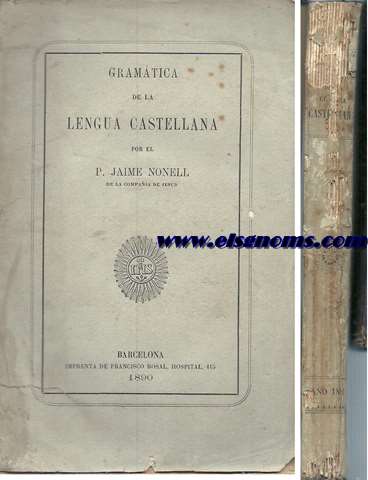 Gramtica de la Lengua Castellana.