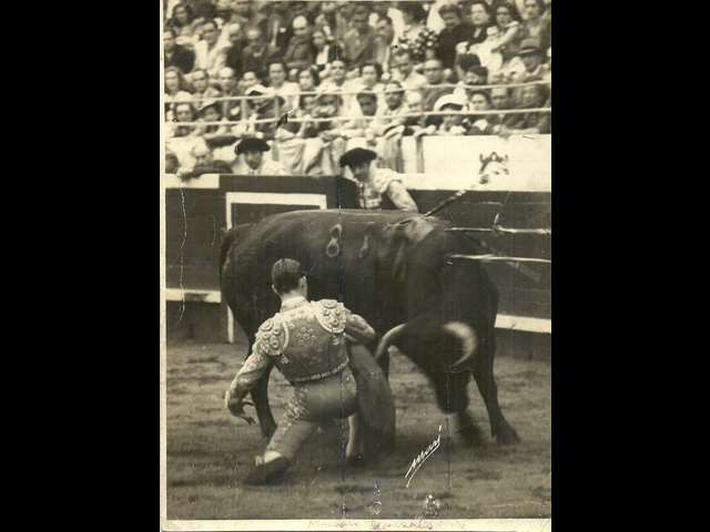 Fotografa del torero Manolo Gonzlez Manuel Gonzlez Cabello, ms conocido como Manolo Gonzlez (Sevilla, 7 de noviembre de 1929 - 25 de diciembre de 1987) realizada por... (Ilegible - Mars?.